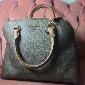 Good condition Michael Kors large dome satchel